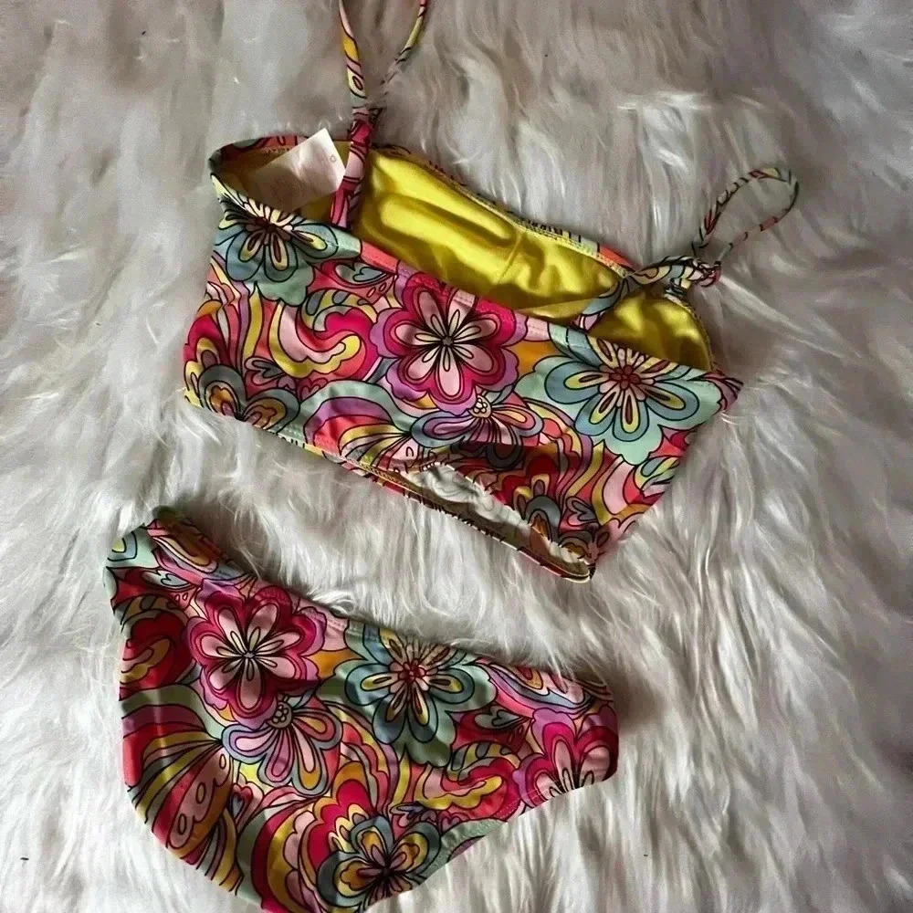 JUNIOR SIZE NO BOUNDARIES 3/5 2 PC BATHING SUIT EUC - Picture 7 of 10